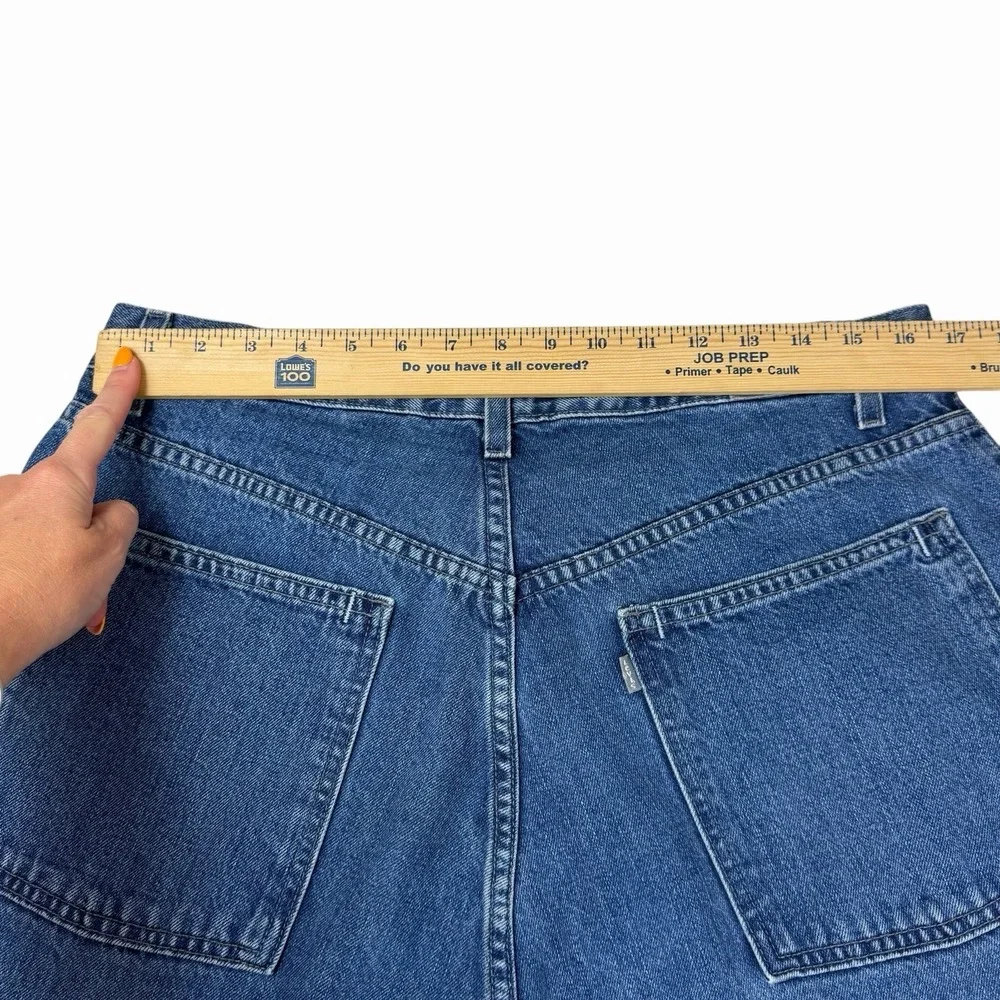 VTG Levi's Silvertab Women's Shorts Sz 34 (33) Blue Jean Cutoff Loose Y2K Jorts